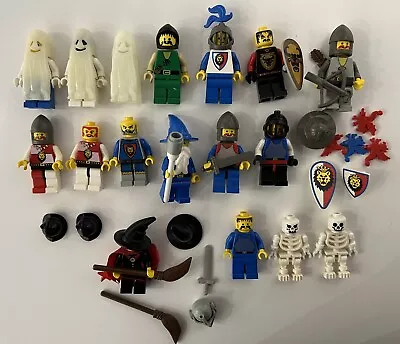 Buy Vintage Lego Castle Knights Witch Wizard Ghosts Plus Accessories • 5£