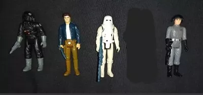 Buy Vintage Star Wars Figure 1981 TESB Bespin Han, Tie Pilot Excellent,Hoth Trooper  • 39.99£