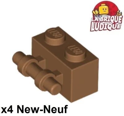 Buy LEGO 4x Brick Brick Modified 2x2 Handle Bar Handle Medium Nougat 30236 NEW • 1.45£
