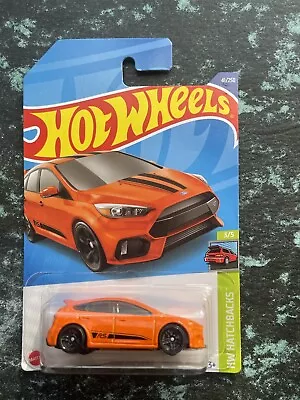 Buy 1:64 Hot Wheels Ford Focus Rs Orange 🧡🖤 Long Card • 4.95£