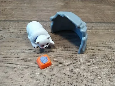 Buy Vintage Kenner Littlest Pet Shop LPS Zoo Play-With-Me Pets Polar Bear With Cave • 9£