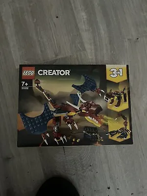 Buy LEGO 31102 Creator 3 In 1: Fire Dragon Tiger Scorpion - New & Sealed • 19.99£