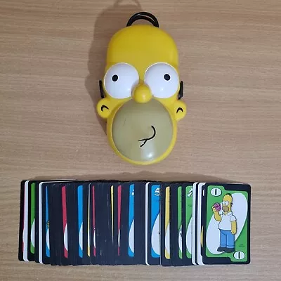 Buy UNO The Simpsons Edition In Yellow Plastic Homer’s Head Case • 19.99£