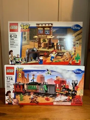 Buy Lego Toy Story 7597/Western Train Chase 7594/Woody's Roundup! RARE SET JAPAN • 401.23£