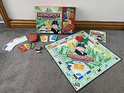Buy Monopoly Electronic Banking By Hasbro 2013 Complete Game • 9.95£