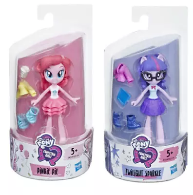 Buy X2 My Little Pony Equestria Girls Doll+Accessories Twilight Sparkle+Pinkie Pie  • 14.49£