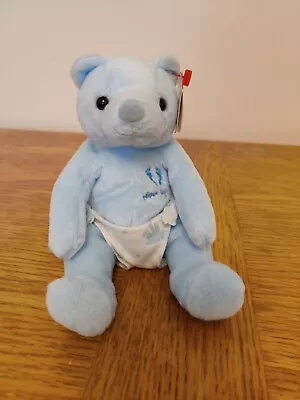 Buy Ty Beanie Baby Babies Teddy With Tag It's A Boy New Baby Bear 2003 Vintage Toys • 4.99£