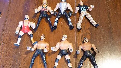 Buy 7 X Marvel Toybiz WCW Grip N Flip Wrestlers Sting, Nash, Steiner, Konnan, Buff, • 26.95£