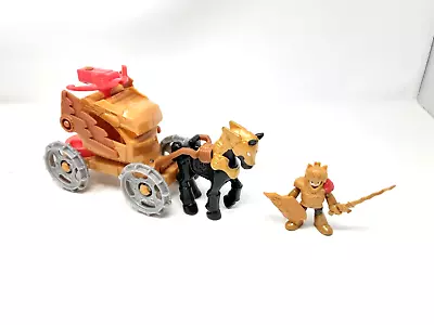 Buy Fisher Price Imaginext Castle Royal Coach With Horse & Figure With Sounds • 20£