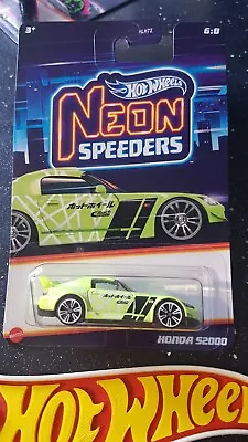 Buy Hot Wheels Neon Speeders - Honda S2000, Neon Green.  Lots More NEW H/W's Listed! • 5.99£