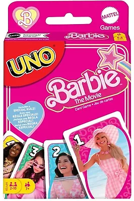 Buy UNO Barbie The Movie Card Game Inspired The Travel Camping And Part Mattel Games • 6.99£