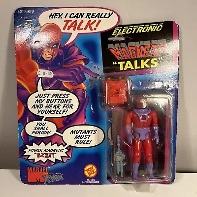 Buy Marvel  X-men Talking Magneto Mutant MOC ToyBiz 1991 Sealed • 14.99£