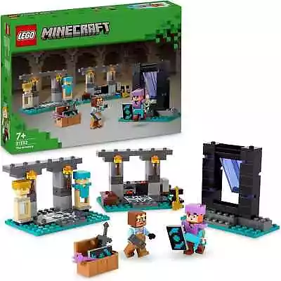 Buy LEGO Minecraft The Armory Buildable Construction Set  21252 • 15.99£