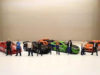 Buy 1:64 Scale Figures Joblot, For Fast And Furious Hot Wheels, Display, Diorama • 34.99£