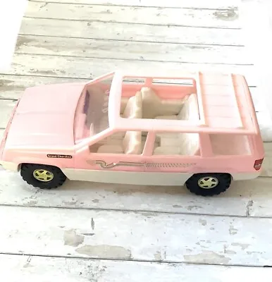 Buy Vintage Barbie Pink Jeep Grand Cherokee Toy Car Tim Mee • 71.30£