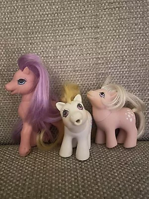 Buy My Little Pony Bundle Vintage Toy Bundle MLP Babies X3 G1 & G2? • 15.99£