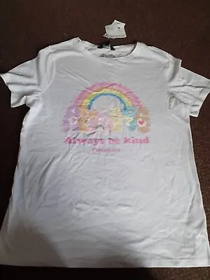 Buy  New White Care Bears T Shirt From New Look Size 8 - Bnwt - Womens • 13.98£