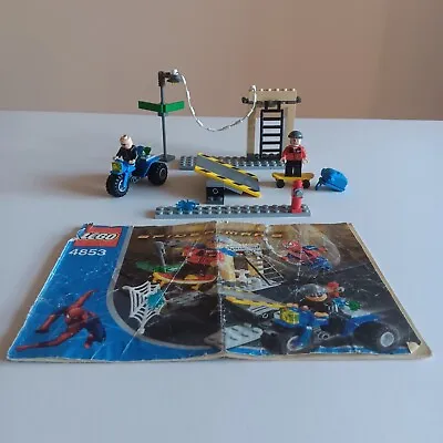 Buy Lego Spiderman  Street Chase 4853 Incomplete With Instructions And 2 Stickers • 16£