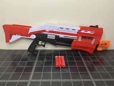 Buy Nerf TS-1 Bossmerg Fortnite Toy Gun Shotgun Pump Action With Darts • 8.99£