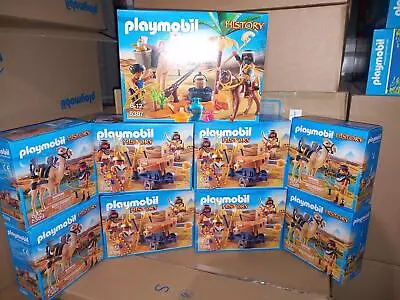 Buy Playmobil 9 Set Bundle History Egyptians New Boxed • 99.95£