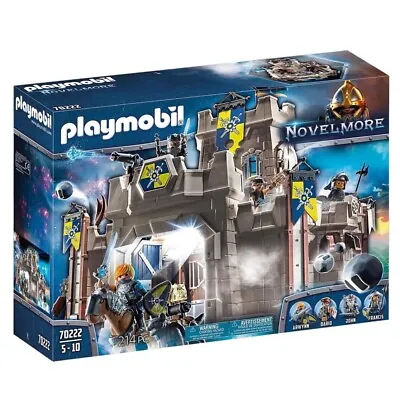 Buy Playmobil Knights 70222 Novelmore Castle Fortress Stone Thrower & Water Cannon • 54.99£