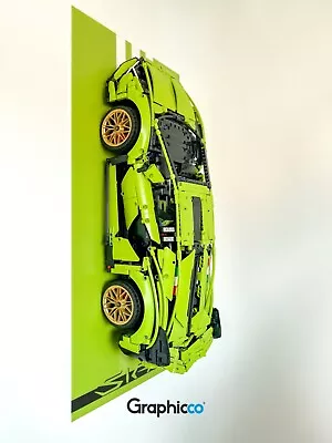 Buy Wall Display For LEGO® Technic 42115 Lamborghini Sián / Luxury Model Display D3 • 49£