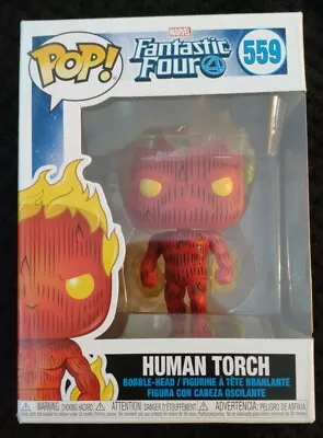 Buy POP! Marvel Fantastic Four Human Torch Superhero Figure #559 FUNKO POP!  • 9.99£