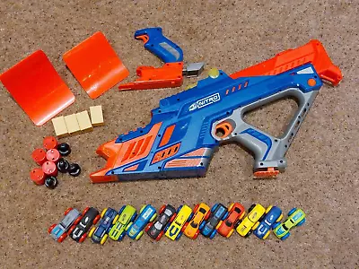 Buy Nerf Nitro Bundle -motorised Car Launcher, Manual Launcher, Cars And Accessories • 3.99£