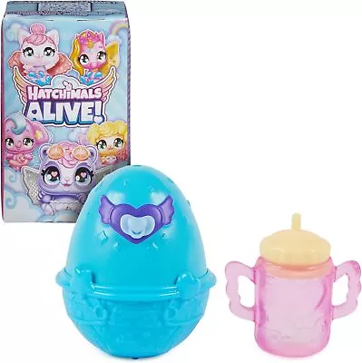 Buy HATCHIMALS Alive, 1-Pack Surprise Box Mini Figures Toy In Self-Hatching Egg (St • 15.76£