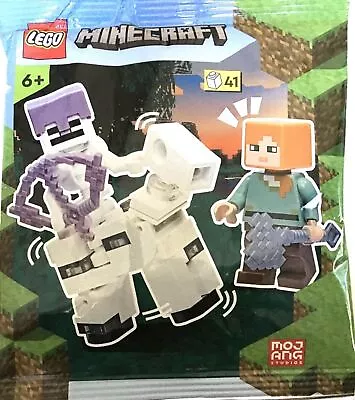 Buy LEGO Minecraft Alex With Skeleton And Horse Foil Pack Set 662206 (Bagged) • 6.95£