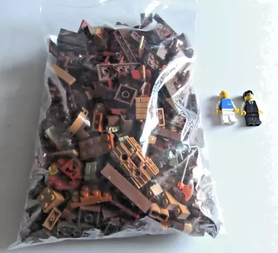 Buy LEGO 500g Of Various Brown Pieces Of LEGO Mixed Bundle  +2 Minifigures • 12.99£