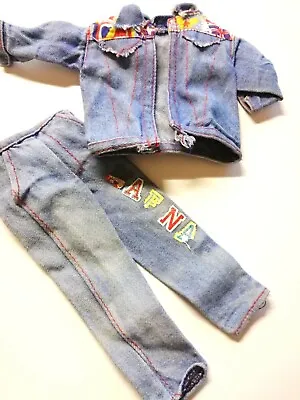 Buy Ken Barbie Mattel Naf Naf Pants & Gaicca Jeans 1993 Vintage Outfit Clothes • 12.36£