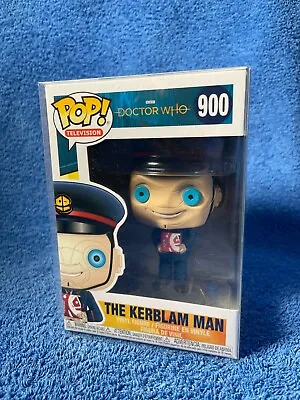 Buy Doctor Who Funko Pop! #900 The Kerblam Man Dr Vaulted Protector • 12£