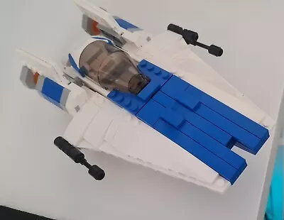 Buy Star Wars Lego Custom Blue A-Wing • 15£