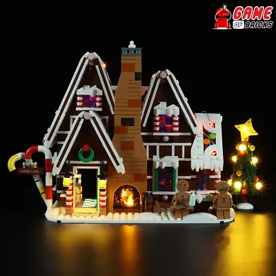Buy LED Light Kit For Gingerbread House - Compatible With LEGO® 10267 Set (Classic) • 28.39£