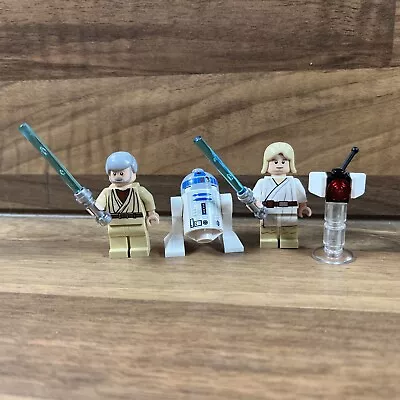 Buy Lego Figures From 8092 Luke's Landspeeder Set Luke Skywalker R2D2 Obiwan Kenobi • 7.95£