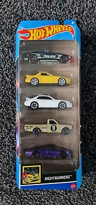 Buy Hot Wheels Nightburnerz 5 Pack JDM Birthday Gift New Datsun Honda Box Toy Car • 12£