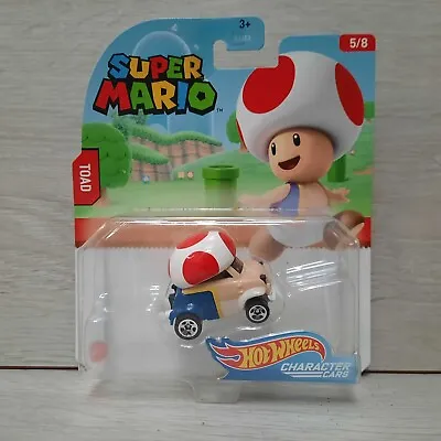 Buy Hot Wheels - Super Mario - Toad -  Character Car - Brand New & Sealed • 6.99£