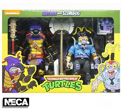 Buy NECA Teenage Mutant Ninja Turtles Antrax & Scumbug TMNT Cartoon New UK Boxed • 29.08£