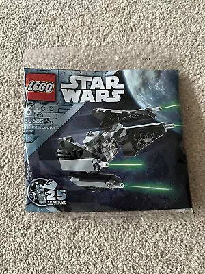 Buy Lego 30685 Star Wars 25th Anniversary Tie Interceptor Polybag Brand New Sealed • 6.99£