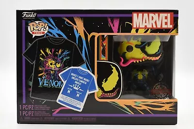 Buy Funko Pops - Marvel Venom Special Edition Bobble-Head Figurine & Tee • 25.99£