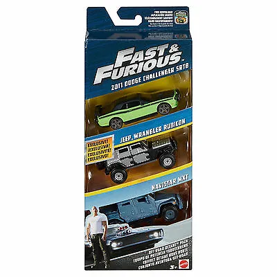 Buy Fast And Furious Off Road Octane Pack Triple Car Set 1:55 Scale New Boxed FCG05 • 24.75£