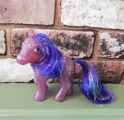 Buy My Little Pony Pegasus Twinkler G1 Vintage Hasbro 1984 Purple Sparkle Retro Toy • 29.99£