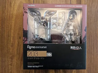 Buy Figma 203 - Attack On Titan - Mikasa Ackerman - Japan Import Ver. New & Sealed • 104.50£