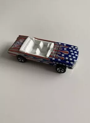 Buy Vintage Hot Wheels 1983 '65 Mustang American Flag American USA Toy Car • 6£