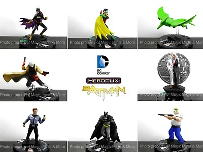 Buy CUR Batman 2012 HeroClix Set (-1) Joker Thug Hush Batgirl Robin Alfred Catwoman • 55.09£