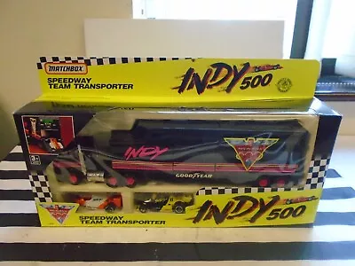 Buy Matchbox Superfast Indy 500 Speedway Team Transporter Gift Set New Old Stock Uk! • 29.99£