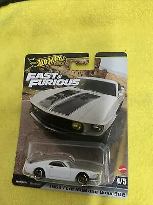 Buy HOT WHEELS Premium Fast And Furious 6 1969 Ford Mustang Boss 302 Diecast 4/5  • 5£