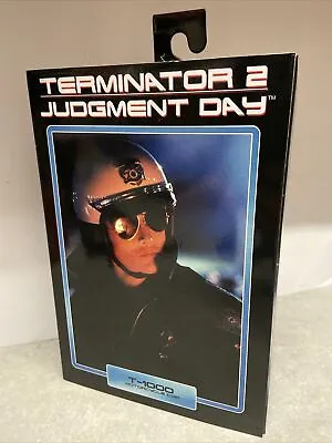 Buy Neca - Terminator 2 7  Scale Action Figure Ultimate T-1000 (Motorcycle Cop) • 44.99£