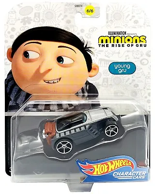 Buy Hot Wheels Character Cars - Minions The Rise Of Gru 6/6 Young Gru (BBGMH75) • 11.69£